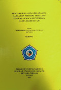 PENGARUH KUALITAS PELAYANAN, HARGA DAN PROMOSI TERHADAP PENJUALAN KACA DI PT PRISMA DANTA ABADI BATAM